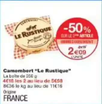 Monop' Camembert le rustique offre