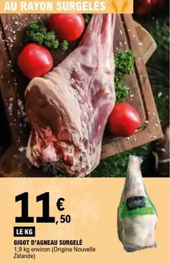 E.Leclerc Gigot d'agneau surgelé offre