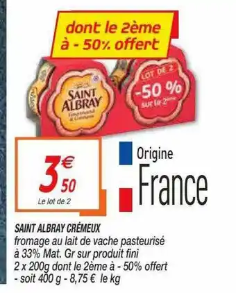 Netto Saint Albray Crémeux offre
