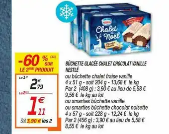 Netto Bûchette Glacée Chalet Chocolat Vanille Nestlé offre