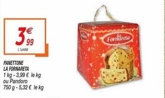 Netto Panettone La Fornareta offre