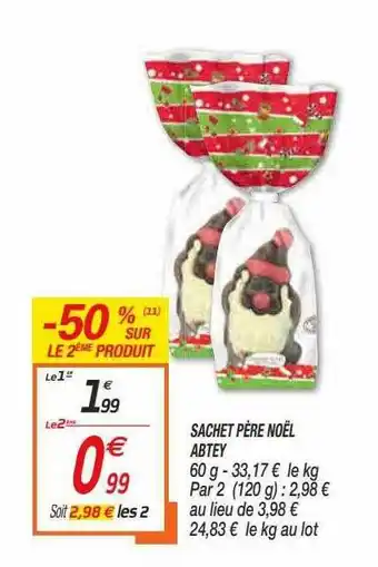 Netto Sachet Père Noël Abtey offre