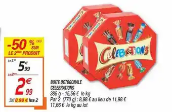Netto Boîte Octogonale Célébrations offre