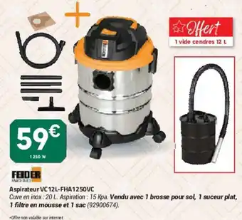 Bricorama Aspirateur VC offre