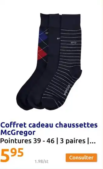 Action Coffret cadeau chaussettes mcgregor offre