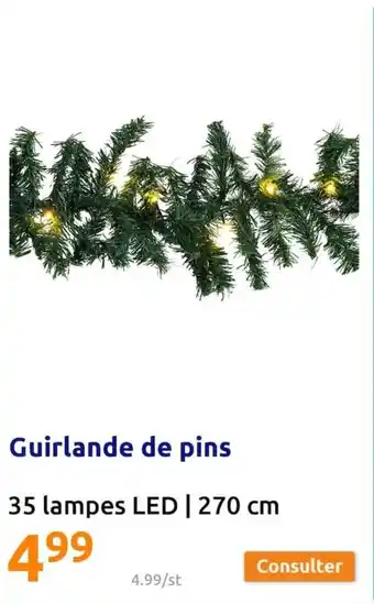 Action Guirlande de pins offre