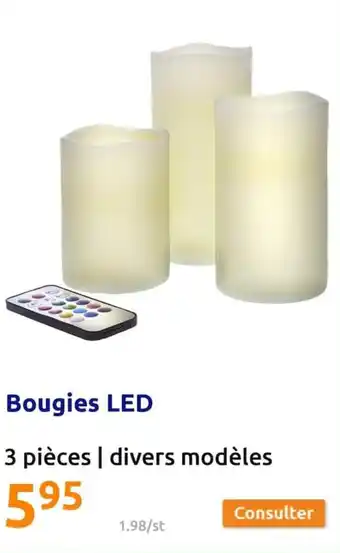 Action Bougies LED offre