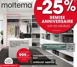 Möbel Martin Élément d'armoire ouvert offre