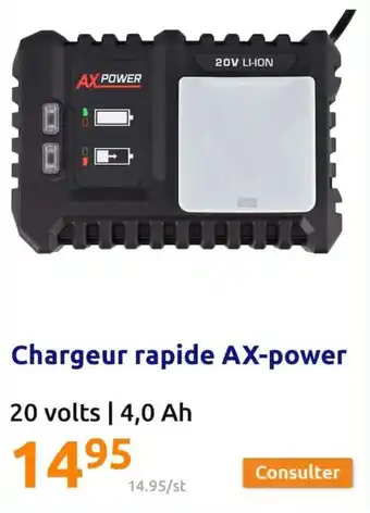Action Chargeur rapide AX-power offre