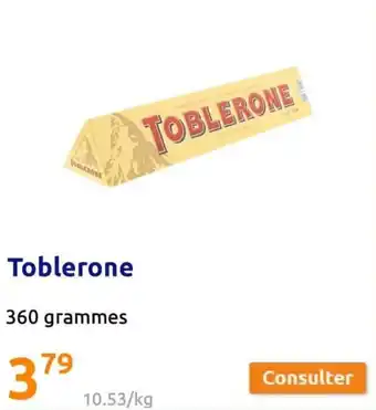 Action Toblerone offre
