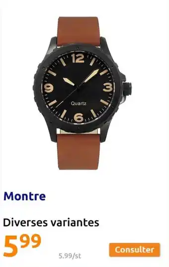 Action Montre offre