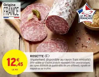 Intermarché Rosette offre