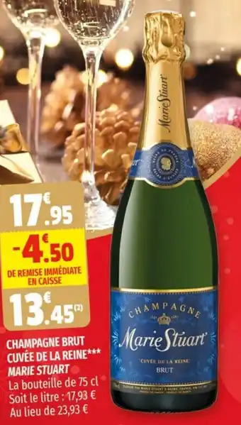 Coccimarket Champagne brut cuvée de la reine marie stuart offre