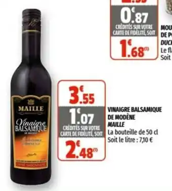 Vinaigre balsamique de modĂšne MAILLE