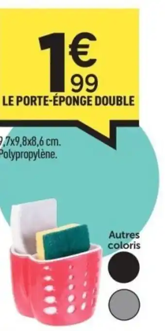 Centrakor Le porte-éponge double offre