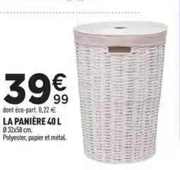 Centrakor La Panière offre