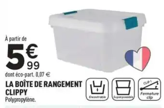 Centrakor La boîte de rangement offre