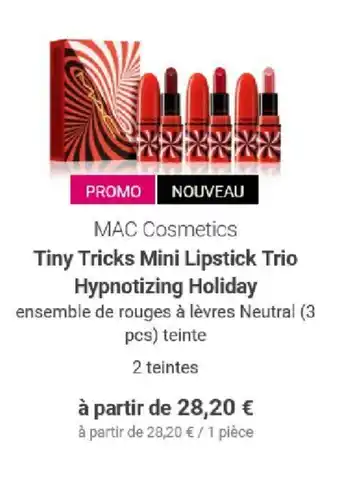Tiny tricks mini lipstick trio hypnotizing holiday