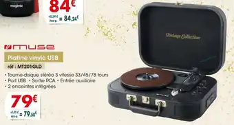 Platine vinyle USB