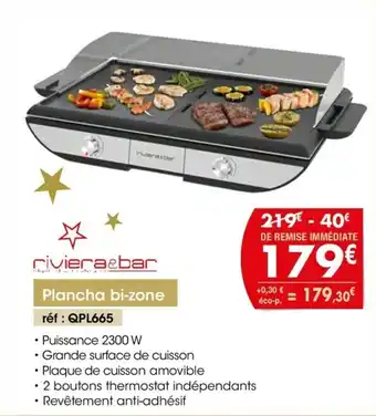 Pro&Cie Plancha bi-zone offre