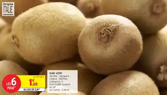 Intermarché Express Kiwi vert offre