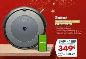 Aspirateur robot connecté