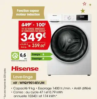 Pro&Cie Lave-linge offre