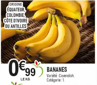 marché frais Géant Bananes offre