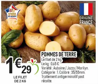 marché frais Géant Pommes de terre offre