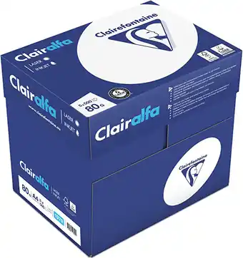 Bureau Vallée CARTON 5 RAMETTES PAPIER BLANC offre