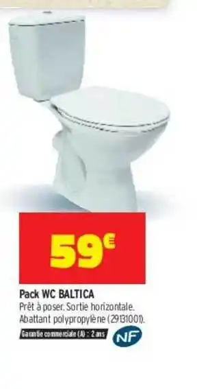 Bricorama Pack Wc Baltica offre