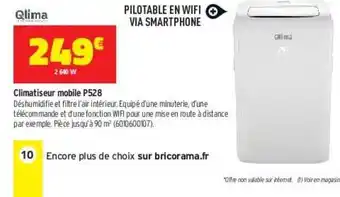 Bricorama Climatiseur Mobile P528 offre
