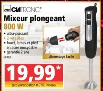 Mixeur plongeant