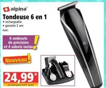 Norma Tondeuse 6 en 1 offre