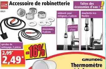 Norma Accessoire de robinetterie offre