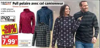 Norma Pull polaire avec sol camionneur offre
