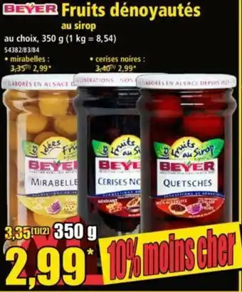Norma Fruits dénoyautés offre