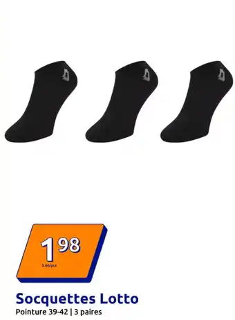 Action Socquettes lotto offre