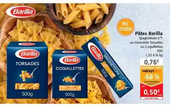 Colruyt Pâtes Barilla offre