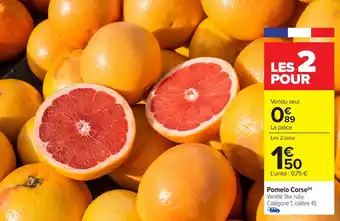Carrefour Pomelo corse offre