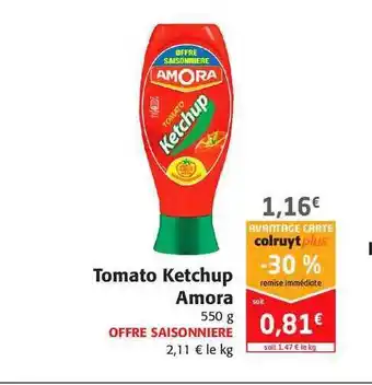 Colruyt Tomato Ketchup Amora offre
