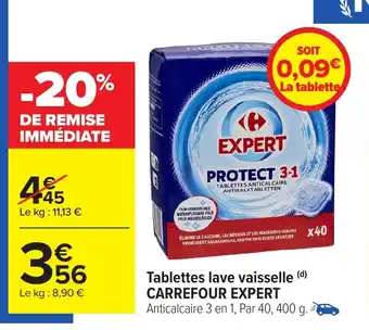 Carrefour Tablettes lave vaisselle carrefour expert offre