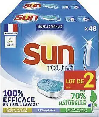 Casino Supermarchés Tablettes lave vaisselle tout en 1* offre