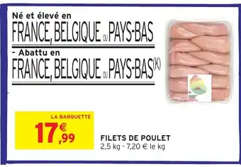 Intermarché Hyper Filets de poulet offre