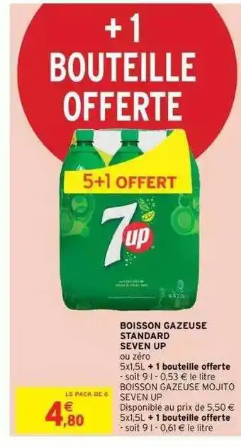 Intermarché Boisson Gazeuse Standard Seven Up offre