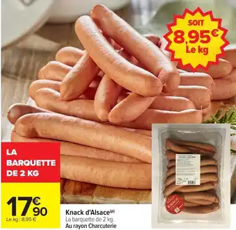 Carrefour Knack d'alsace offre