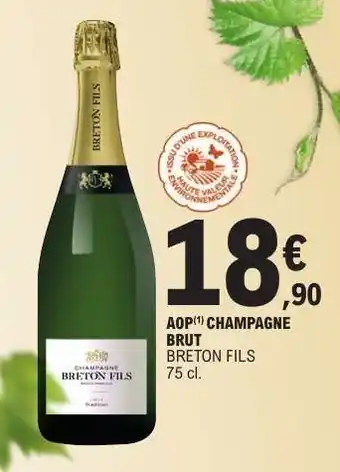 E.Leclerc AOP CHAMPAGNE BRUT offre