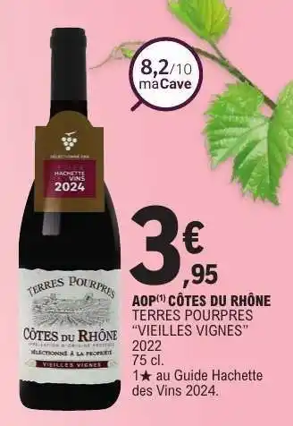 E.Leclerc AOP Côtes du Rhône offre