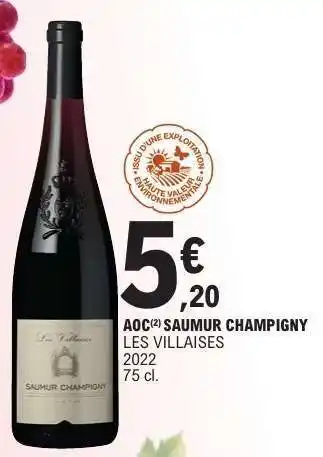 E.Leclerc AOC Saumur Champigny offre