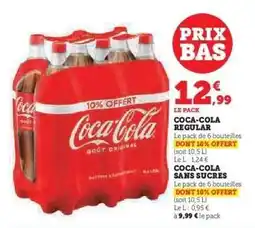 Super U Coca Cola Regular offre